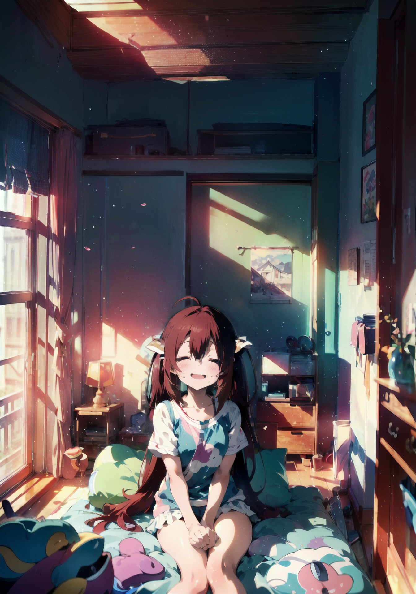 01240-1600353446-(masterpiece, best quality, absurdres, highres, 8K), Gaussian blur, (simple and tidy room, cute girl style room,  very spacious.png